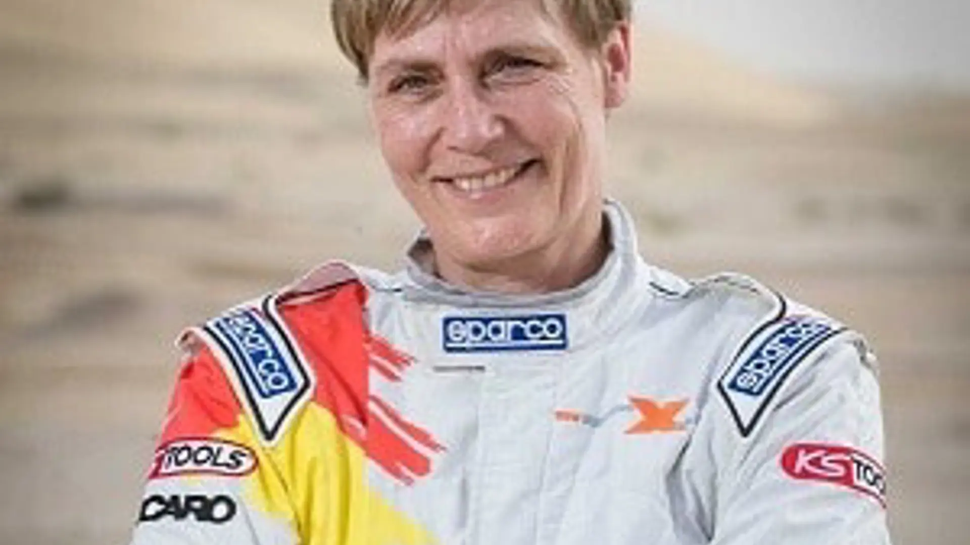 Referentin Jutta Kleinschmidt: Profi-Marathon-Rallyefahrerin und Gewinnerin der Rallye Paris-Dakar 2001 ermutigt dazu, Herausforderung anzusteuern.